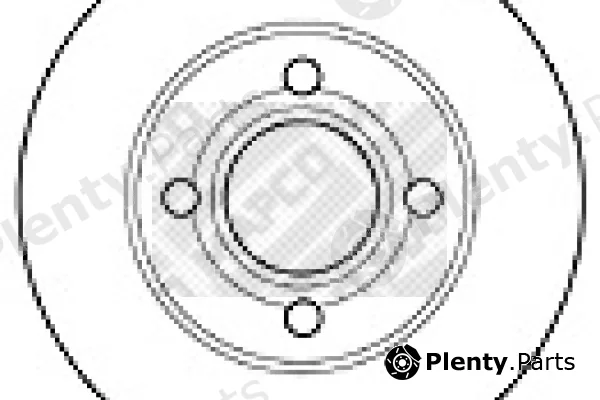 Mapco 15862 — Brake Disc