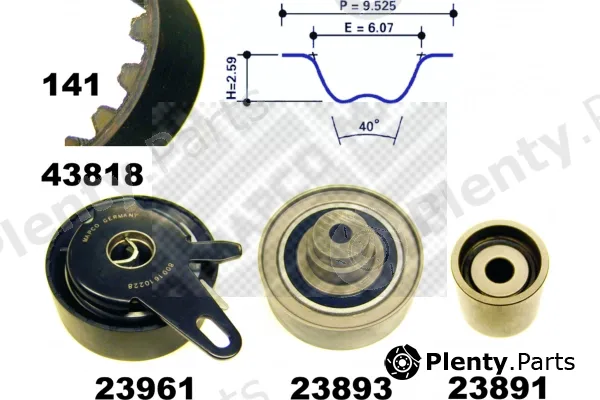 Mapco 23818 — Timing Belt Kit