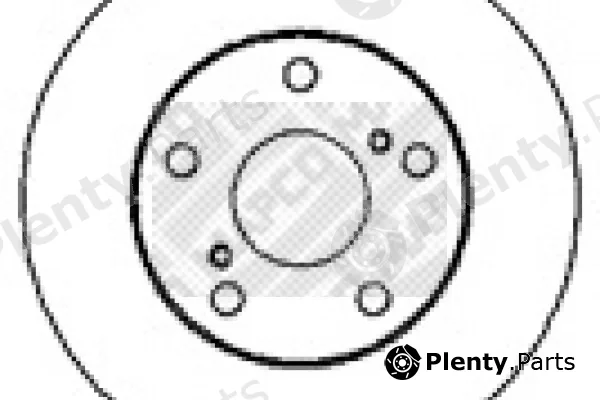 Mapco 15556 — Brake Disc