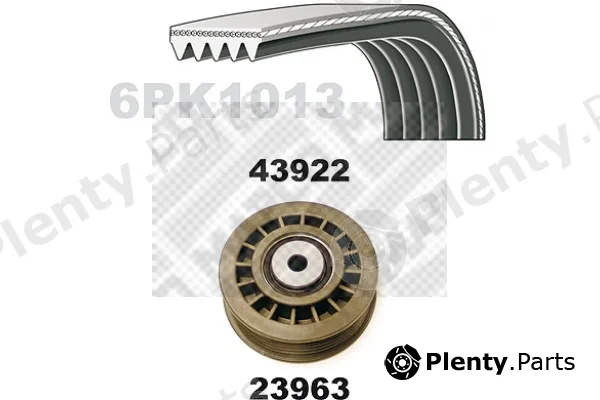 Mapco 23937 — V-Ribbed Belt Set