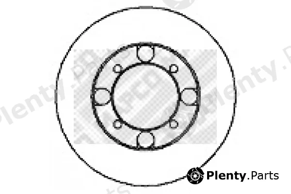 Mapco 15547 — Brake Disc