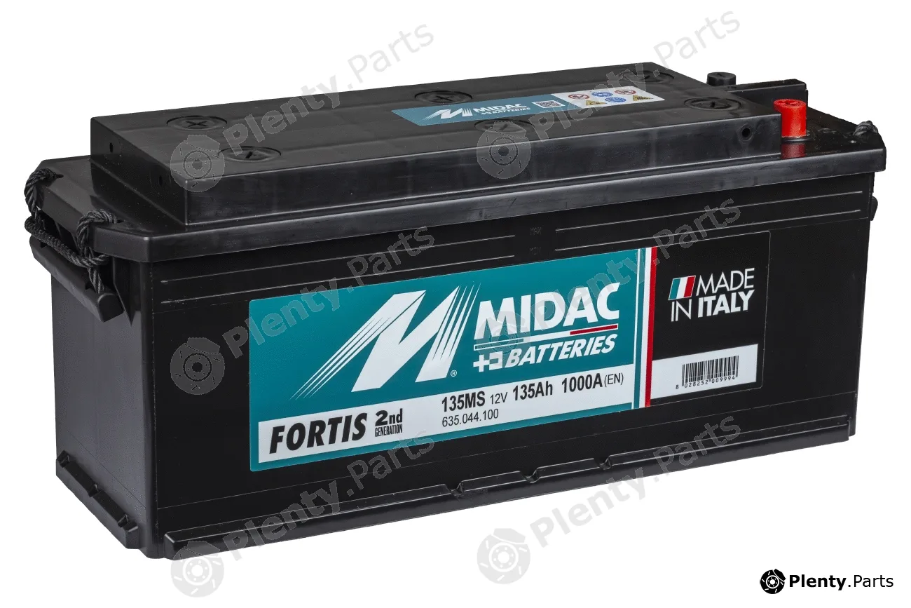 Midac 135MS — Starter Battery Midac Fortis