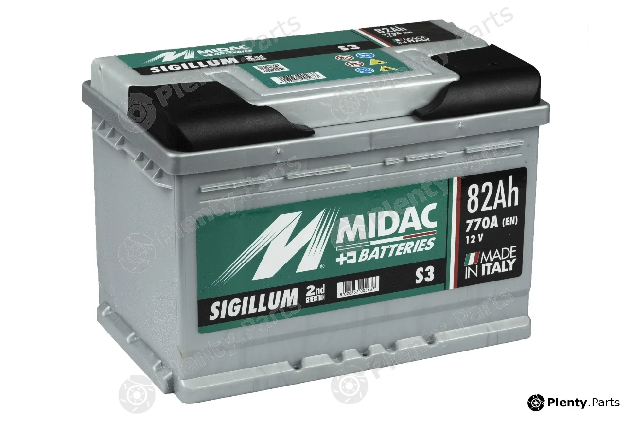Midac S3 — Starter Battery Midac Sigillum - Standard DIN