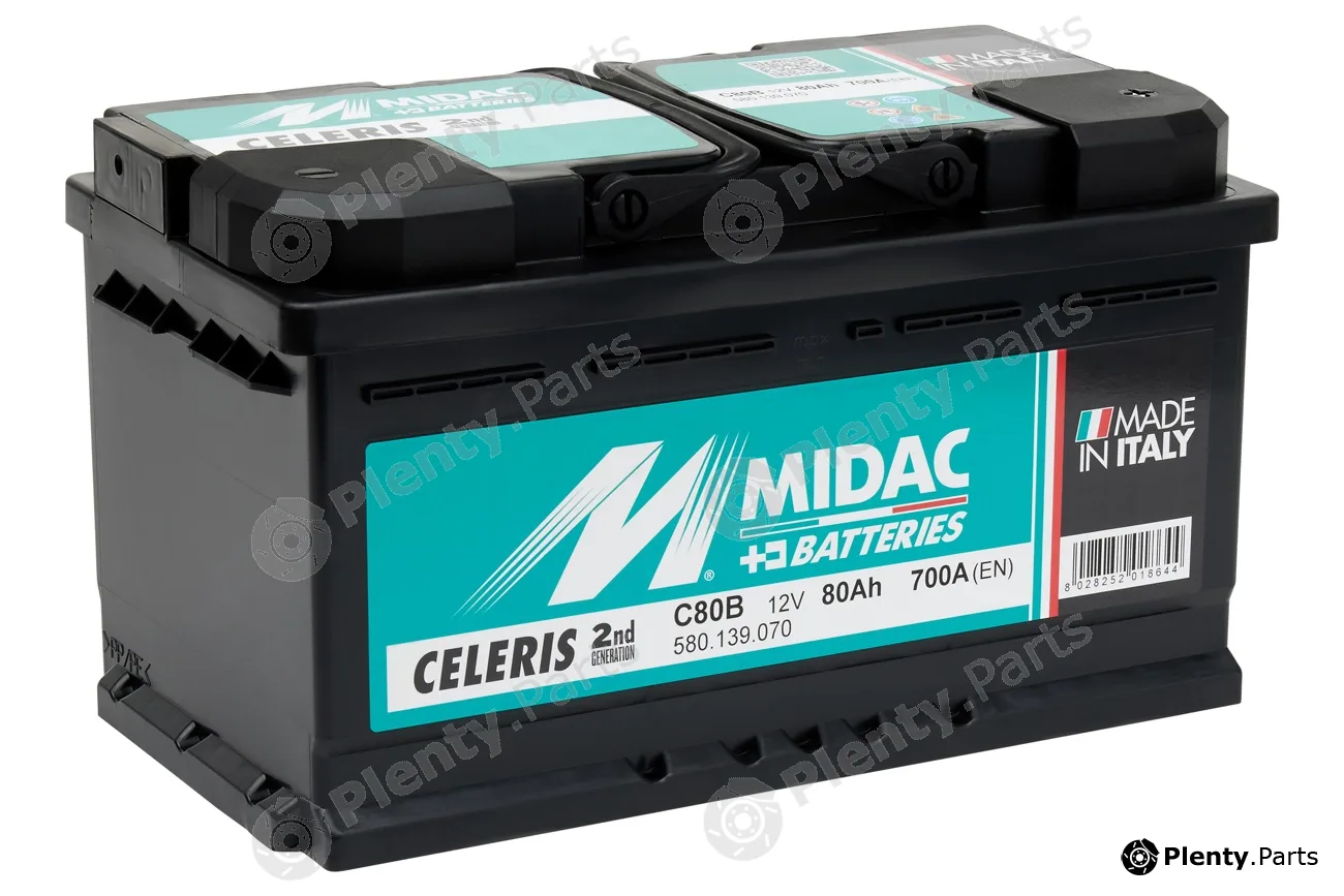 Midac C80B — Starter Battery Midac Celeris - Low DIN
