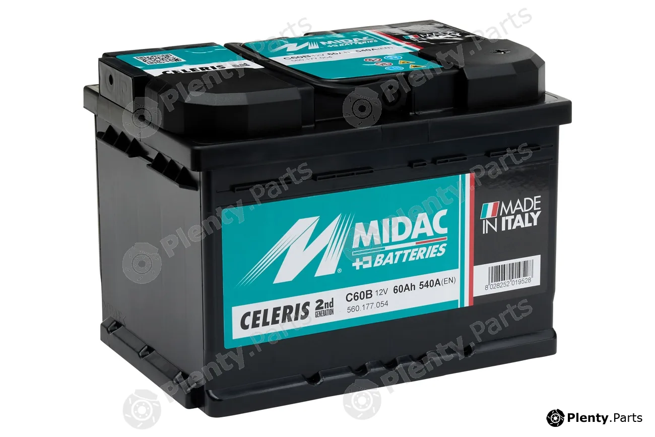 Midac C60B — Starter Battery Midac Celeris - Low DIN