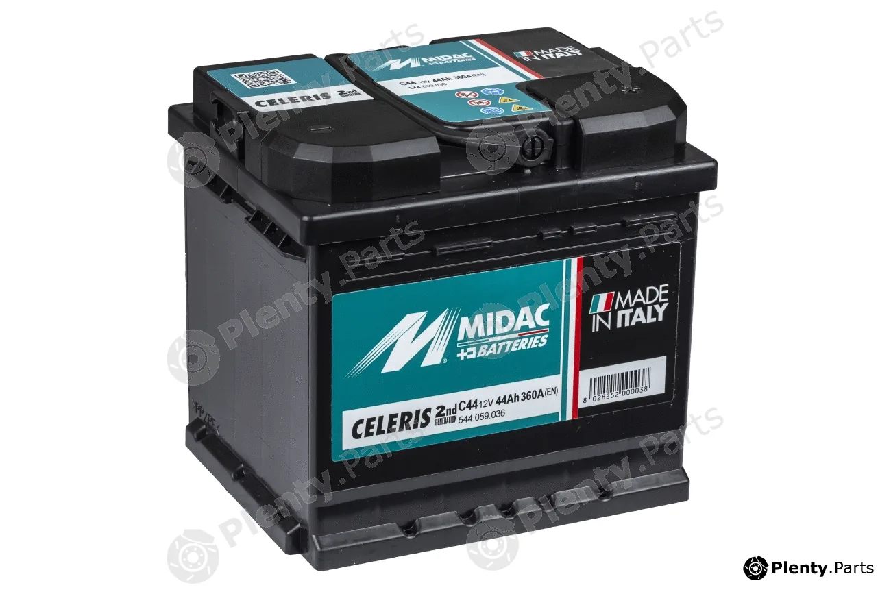 Midac C40 — Starter Battery Midac Celeris - Standard DIN