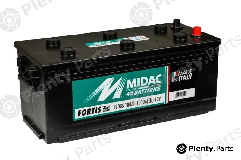 Midac 180B — Starter Battery Midac Fortis - HD (Heavy Duty)