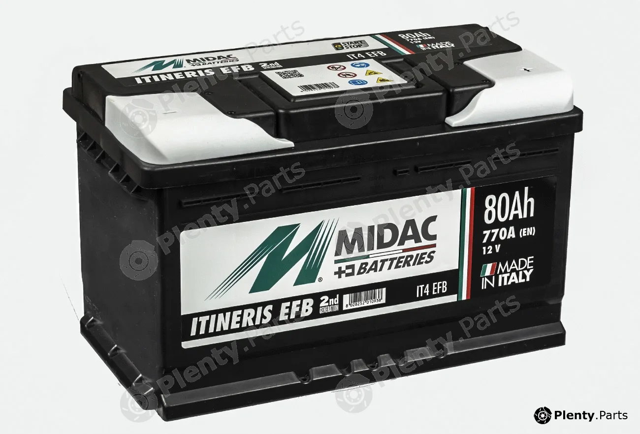 Midac IT4EFB — Starter Battery Midac Itineris EFB - Start&Stop - Enhanced Flooded Batteries