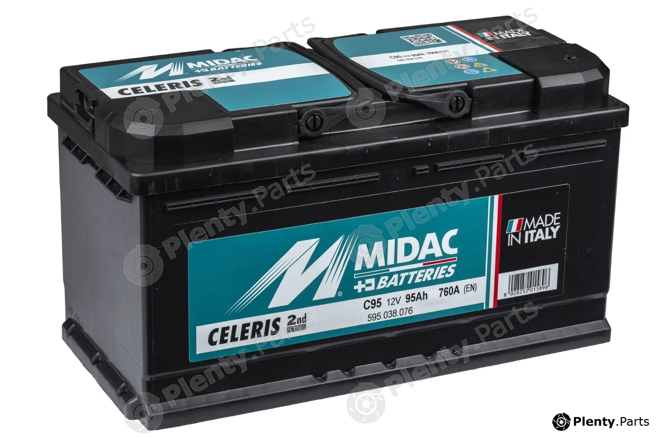 Midac C100 — Starter Battery Midac Celeris - Standard DIN