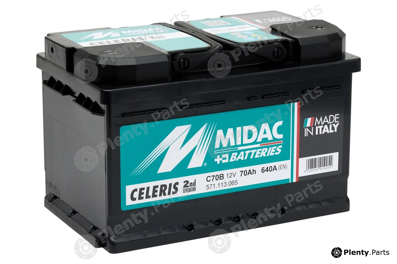 Midac C70B — Starter Battery Midac Celeris - Low DIN