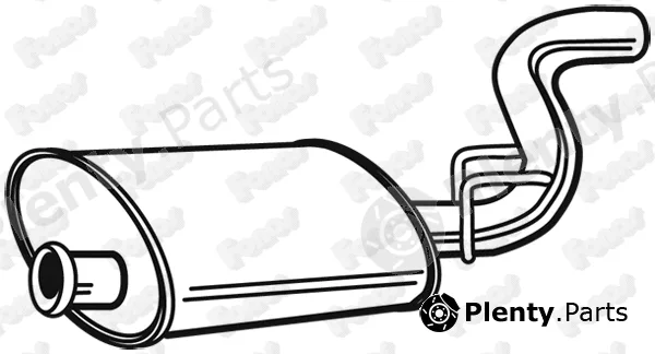 Fonos 611418 — Rear Muffler