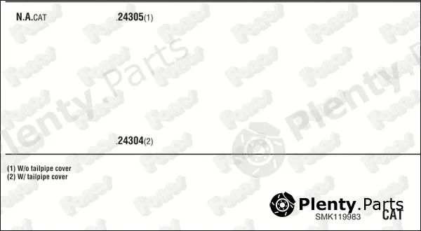 Fonos SMK119983 — Exhaust System