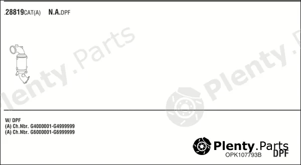Fonos OPK107793B — Exhaust System