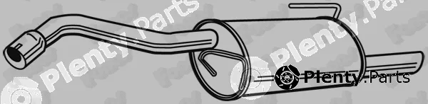 Fonos 23662 — Rear Muffler