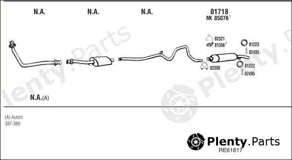 Fonos RE61817 — Exhaust System