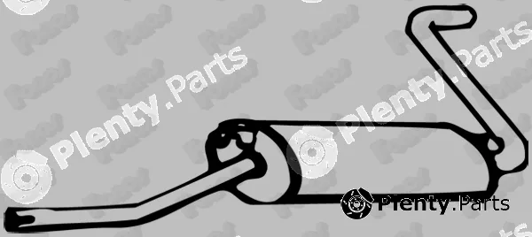 Fonos 616398 — Rear Muffler