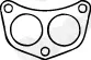 Fonos 80019 — Gasket, exhaust pipe