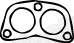Fonos 81043 — Gasket, exhaust pipe