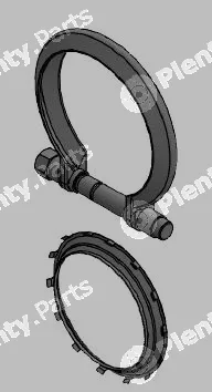 Fonos 80825 — Clamping Piece, exhaust system