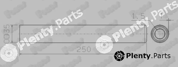 Fonos 04725 — Exhaust Pipe