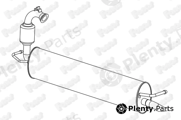 Fonos 24305 — Rear Muffler