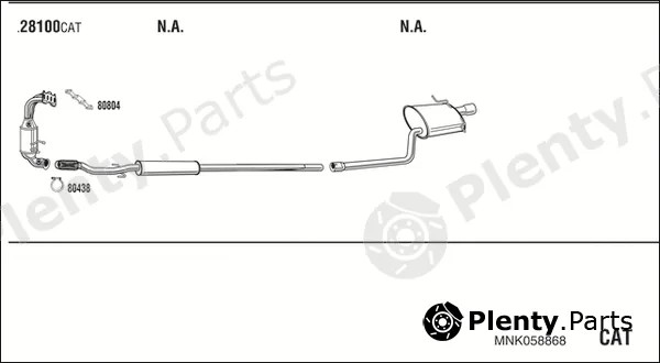 Fonos MNK058868 — Exhaust System