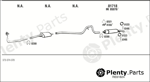 Fonos RE61824 — Exhaust System