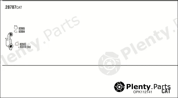 Fonos OPK112141 — Exhaust System