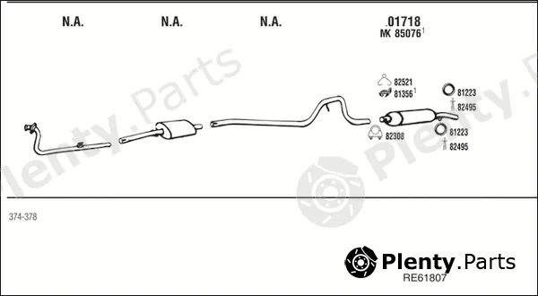 Fonos RE61807 — Exhaust System
