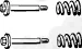 Fonos 14703 — Mounting Kit, exhaust system