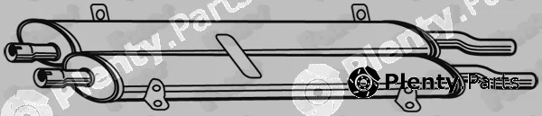 Fonos 619500 — Front Muffler