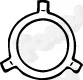 Fonos 80025 — Gasket, exhaust pipe