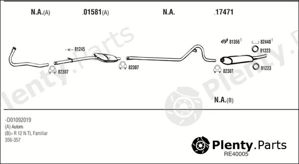 Fonos RE40005 — Exhaust System