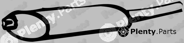 Fonos 631133 — Rear Muffler