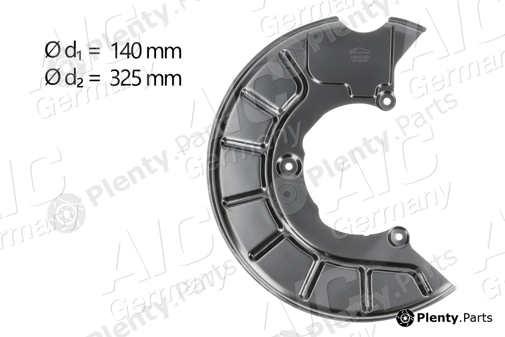 AIC 54845 — Splash Guard, brake disc Original AIC Quality