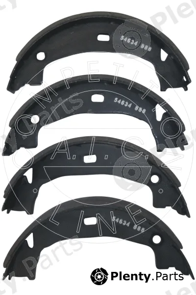 AIC 54634 — Brake Shoe Set Original AIC Quality, E Mark