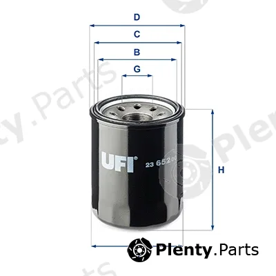 UFI 23.652.00 — Oil Filter