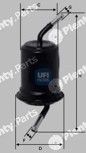 UFI 31.520.00 — Fuel Filter