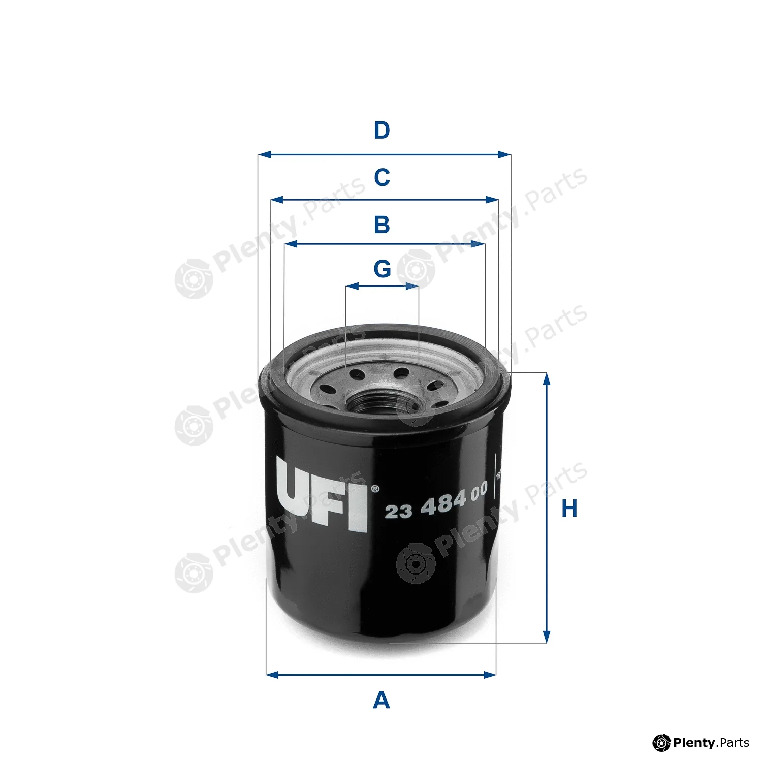 UFI 23.484.00 — Oil Filter