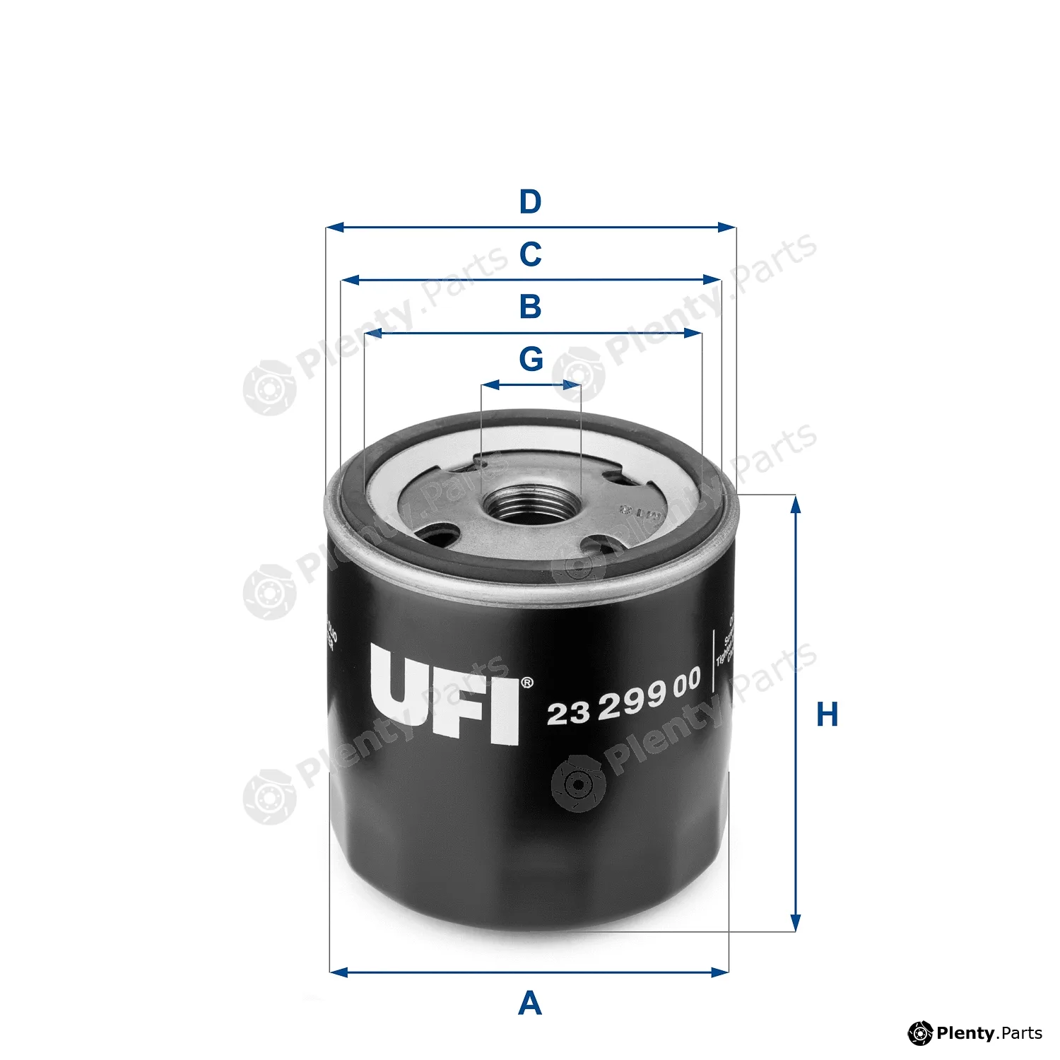 UFI 23.299.00 — Oil Filter