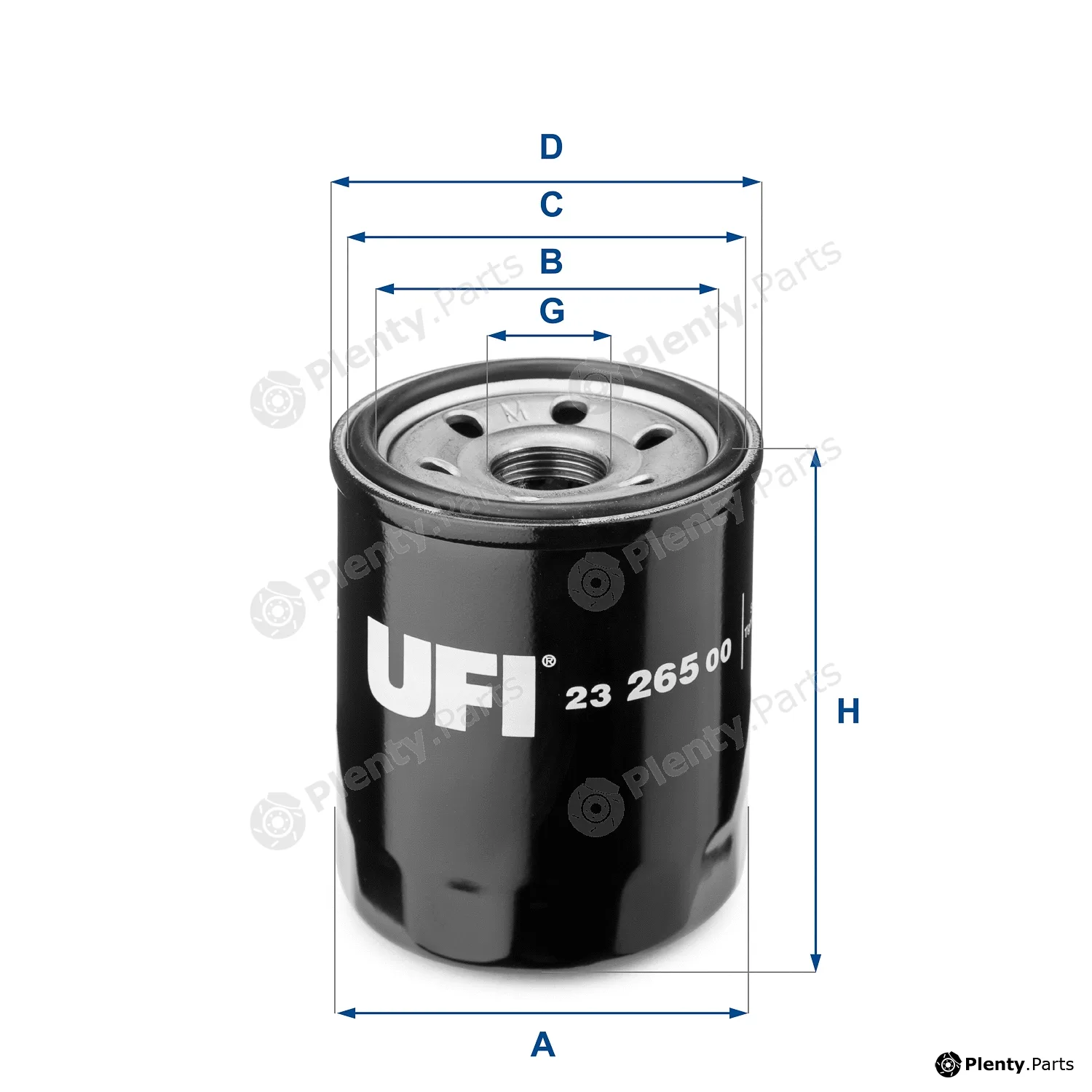 UFI 23.265.00 — Oil Filter
