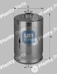 UFI 31.814.00 — Fuel Filter