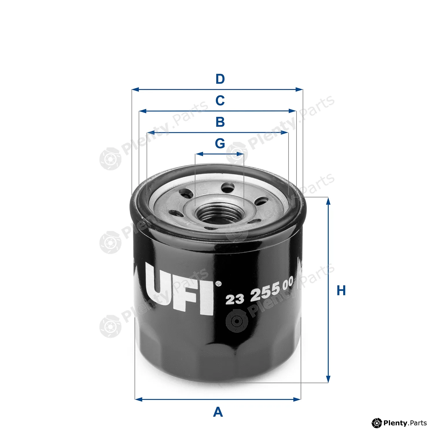 UFI 23.255.00 — Oil Filter