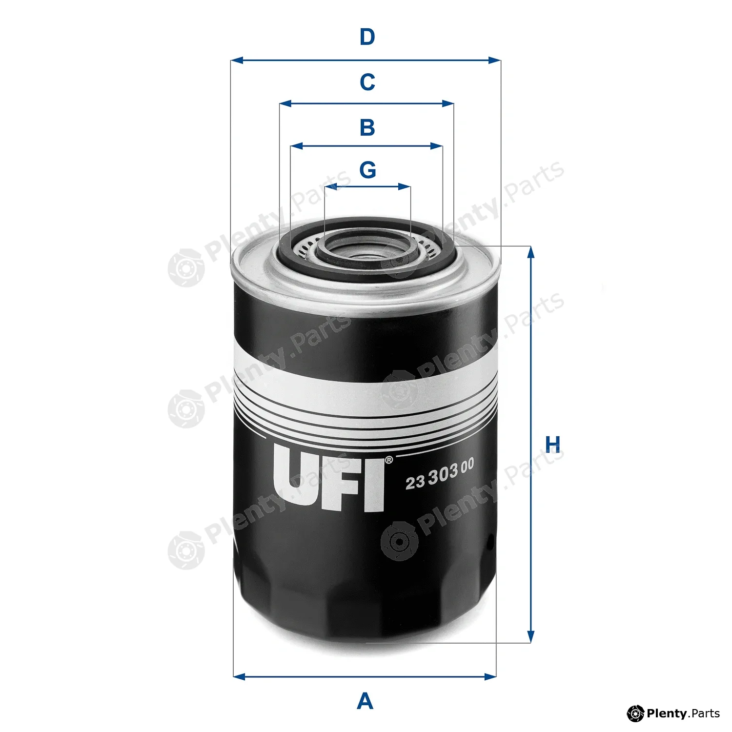 UFI 23.303.00 — Oil Filter