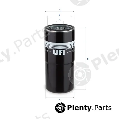 UFI 24.276.00 — Fuel Filter