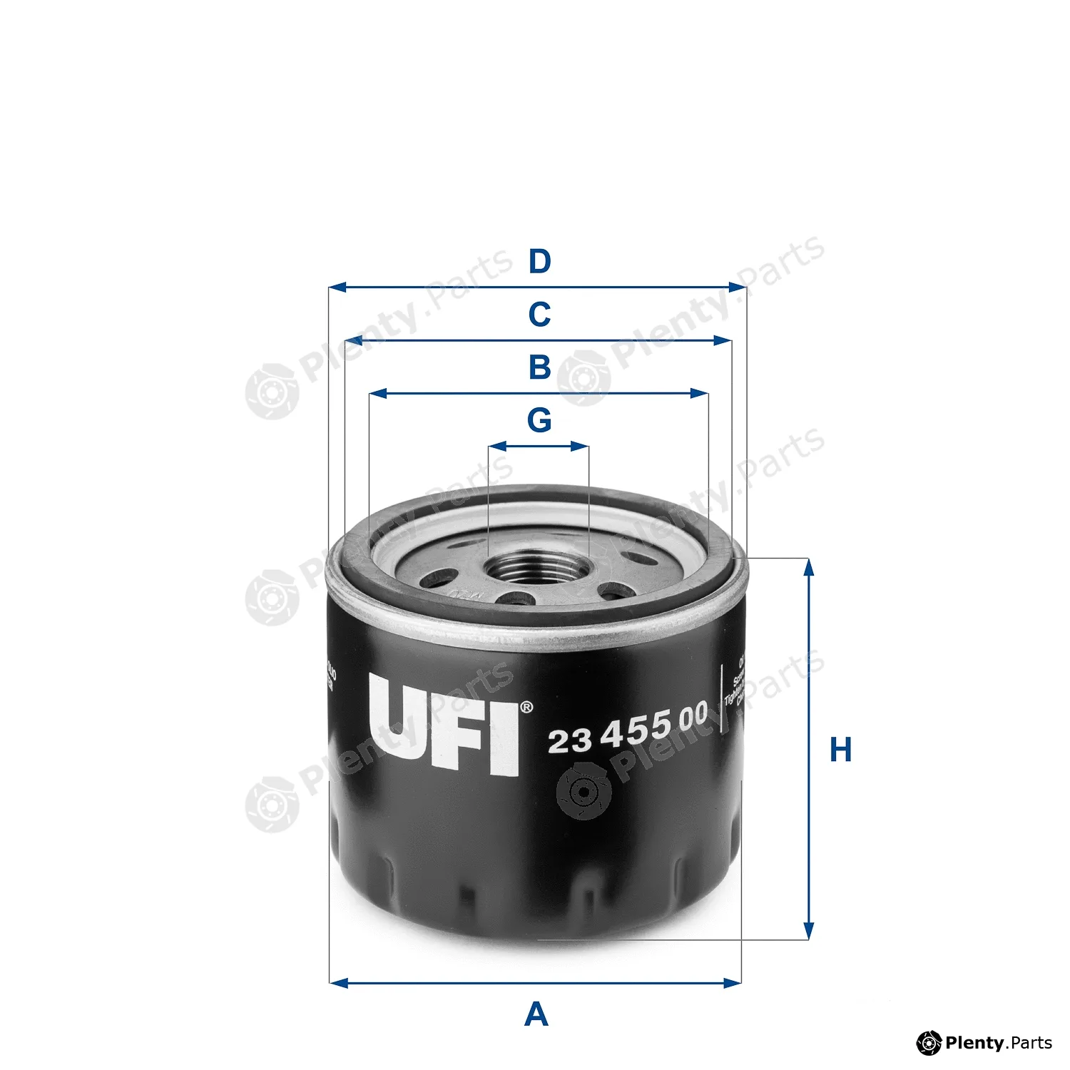 UFI 23.455.00 — Oil Filter