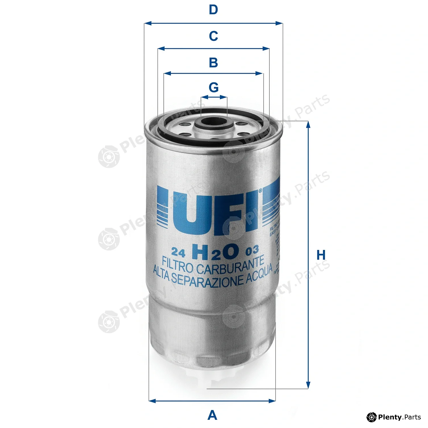 UFI 24.H2O.03 — Fuel Filter