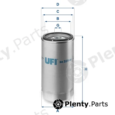 UFI 24.329.00 — Fuel Filter