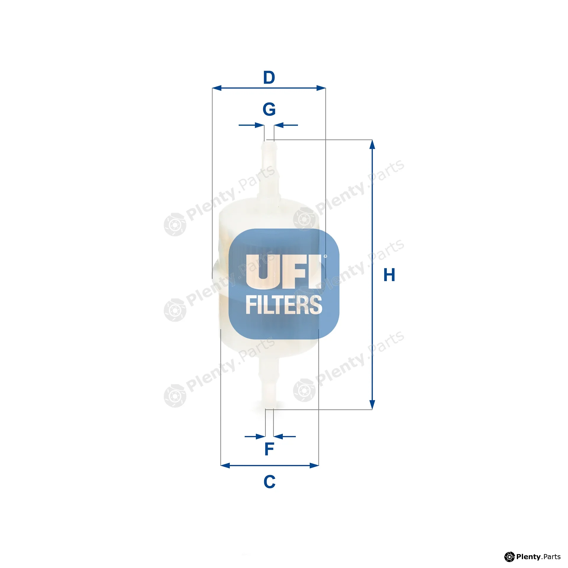 UFI 31.012.00 — Fuel Filter