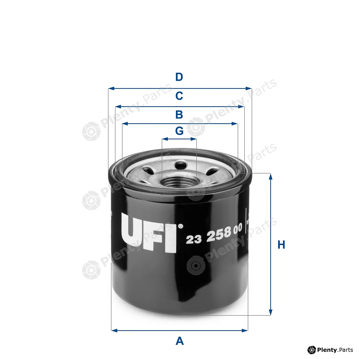 UFI 23.258.00 — Oil Filter